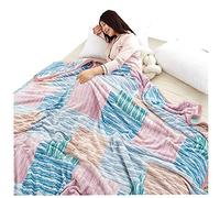 Douce et Moelleuse Couverture Motif de Flamant Chaud Couverture Polaire Couvre-Lit Draps Couverture de Canapé pour Adult/Enfants (Flamingo bleu, 180 x 200 cm)