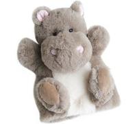 Histoire d'Ours - Doudou Marionnette à Main Hippopotame- 25 cm - Gris - Douce Marionnette - HO2592