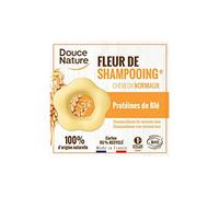 Douce Nature Fleur de shampooing solide cheveux normaux sans sulfates Bio - 85 g