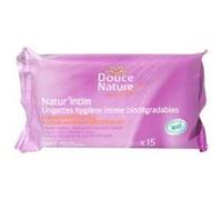 Douce Nature - Lingettes en coton Bio Natur Intime, biodégradables G