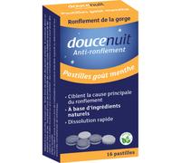 Douce Nuit Anti-Ronflement Pastilles Goût Menthe boite de 16
