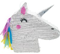 Douce pinata licorne blanche-rose-noire 47 x 32 x 8 cm