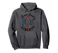 Douce Terre de liberté Sweat à Capuche, Unisexe pour Adultes, Chiné Foncé, XL