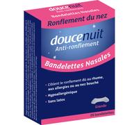 DouceNuit Bandelettes Nasales Anti-Ronflement Grande Taille 20 Pièces