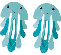 Douces barrettes à cheveux pieuvre accessoire de costume turquoise
