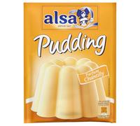 Douceur crémeuse au parfum Chantilly - ALSA, préparation pudding 111 g, poudre à dissoudre pour un dessert onctueux en quelques minutes - Lot de 4