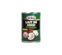 Douceur Créole: Lait de Coco Premium GRACE Bio - 400ml Découvrez l'onctuosité exotique d'un lait de coco 100% naturel Épicerie Fine - - Le Lot De 4