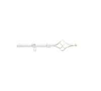 Douceur d interieur - Kit de tringle à rideaux extensible TWISTY - L. 120 à 210 cm - Blanc et or - Twisty