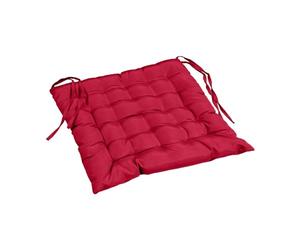 Douceur d'Intérieur 1600580 Assise Mat en Polyester Rouge 40 x 40 cm
