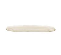 Douceur d'Intérieur 1605167 Galette de Chaise avec 4 Rabats Polyester Uni Essentiel Naturel 35 x 35 cm
