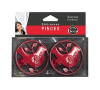 Douceur d'Intérieur, Tringle Déco Extensible 10Mm (80 < 110 Cm) Fleurella Blanc, Fer Forge