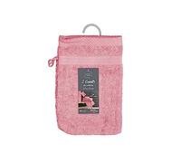 Douceur d'Intérieur, 2 Gants de Toilette (15 x 21 cm) Tendresse Bois De Rose, Eponge Unie 100% Coton