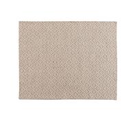 Douceur d'Intérieur, 2 Sets de Table (33 x 45 cm) Danity Naturel, Jute Uni et Polycoton