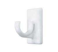 Douceur d'Intérieur, 2 Support Bistrot 12mm Courts Sbc12 Blanc, Polypropylène