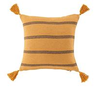 DOUCEUR D'INTERIEUR 3 Serviettes de Table 40 x 40 cm coton uni+lurex elegancia or