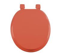 Douceur d'Intérieur Abattant WC «Vitamine» MDF 37 x 47 cm Terracotta
