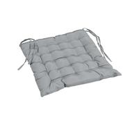 Assise matelassee 40 x 40 cm polyester uni essentiel Gris