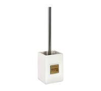 Douceur d'Intérieur, Brosse WC (10.4 x 10.4 x 41 cm) Cerawood Naturel, Céramique Finition Bambou