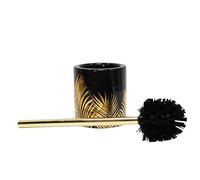 Douceur d'Intérieur Brosse WC Orbella – céramique imprimée – 10,6 x H 40 cm – Noir