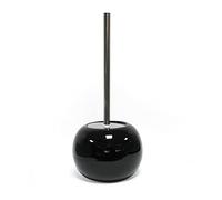 douceur d'intérieur, Brosse WC (Diamètre 15,8 x 37 cm) Bullea Noir, Céramique Unie