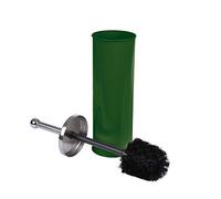 Douceur d'Intérieur, Brosse WC (Diamètre 9,5 x 37 cm) Metalia Kaki, Métal Uni
