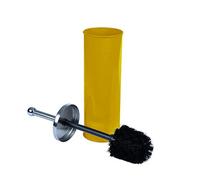 Douceur d'Intérieur – Brosse WC Metalia – Métal uni – Diamètre 9,5 x 37 cm – Miel