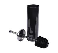 douceur d'intérieur, Brosse Wc (Diamètre 9.5 x 37 cm) Métalia Noir, Métal