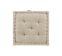 Coussin de sol 50x50 cm - Uni - Lin