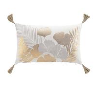 Douceur d'Intérieur, Coussin Déhoussable (30 x 50 cm) Melisse, Coton/Polyester Imprimé
