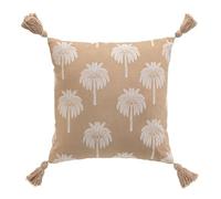 Douceur d'Intérieur, Coussin Déhoussable (40 x 40 cm) Oasia, Coton Imprimé