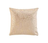 Douceur d'Intérieur Coussin déco imprimé «Solea» 40x40 cm Or