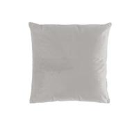 Douceur d'Intérieur, Coussin Déhoussable (40 x 40 cm) Velvetine Gris, Velours