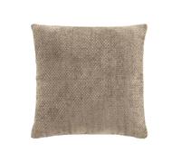 Douceur d'Intérieur Coussin déhoussable Leo 45 x 45 cm Velours chenillé Sable Conforme à la structure demandée, en français et <100 caractères.