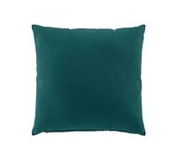 Douceur d'Intérieur, Coussin Déhoussable (45 x 45 cm) Twily Emeraude, Coton/Polyester Recyclé