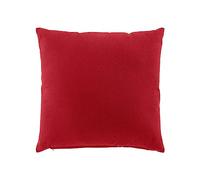 Douceur d'Intérieur – Coussin déco Twily – 45 x 45 cm – Déhoussable – Rouge