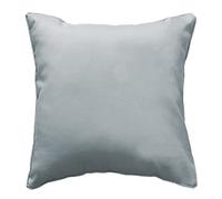 Coussin passepoil 60 x 60 cm polyester uni essentiel Gris