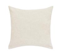 Douceur d'Intérieur, Coussin Déhoussable (60 x 60 cm) Nando Naturel, Effet Lin Tissé