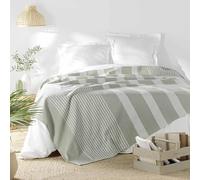 Douceur d'Intérieur, Couvre-Lit (240 x 260 cm) Adele Sauge, Coton & Polyester Tissé