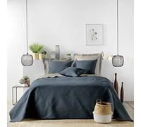 Douceur d'Intérieur Couvre-lit matelassé Romane 220x240 cm Bleu