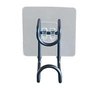 douceur d'intérieur, Crochet de Douche (3.2 x 6.3 x 6.8 cm) Filaire Premium Noir, Métal