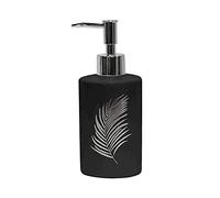 Distributeur de Savon Imprimé Orbella 17cm Noir & Argent