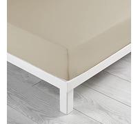 Douceur d'Intérieur - Drap housse Linette Lin 140 x 190 cm - Coton lavé