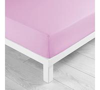 douceur d'intérieur, Drap Housse (160 x 200 cm) Jersy Dragee, 100% Coton Jersey