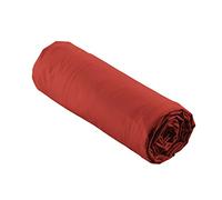 Drap housse - 160 x 200 cm - Percale - 78 fils - Uni Tomette Orange