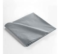 Douceur d'Intérieur, Drap Plat 1 Personne (180 x 290 cm) Biolina Gris, 100% Coton Bio