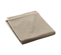 Douceur d'Intérieur Drap plat 1 personne 180x290 cm Percale 100% coton Sable