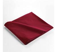 Douceur d'Intérieur, Drap Plat 2 Personnes (240 x 300 cm) Biolina Bordeaux, 100% Coton Bio