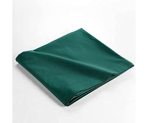 Douceur d'Intérieur, Drap Plat 2 Personnes (240 x 300 cm) Biolina Emeraude, 100% Coton Bio
