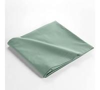 Douceur d'Intérieur, Drap Plat 2 Personnes (240 x 300 cm) Biolina Sauge, 100% Coton Bio