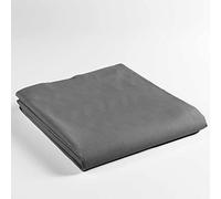 Douceur d'Intérieur Drap plat Lina 240 x 300 cm 100% coton Anthracite